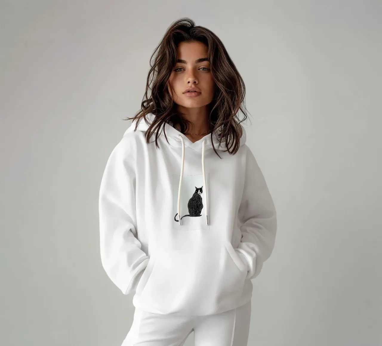 Looking at You sudadera con capucha de Amalia Restrepo