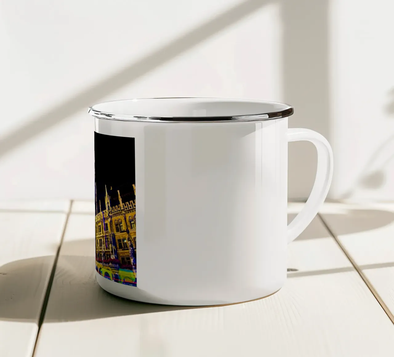 München tazza in smalto da Flo Klein