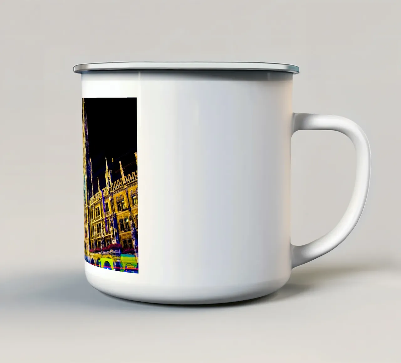 München tazza in smalto da Flo Klein