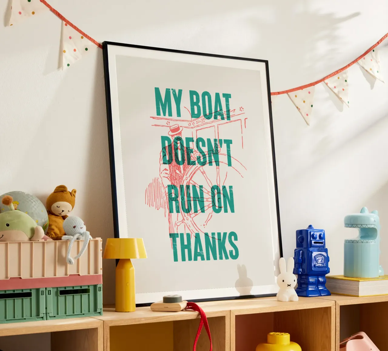 My boat doesn't run on thanks hahnemühle by Vintagrafica