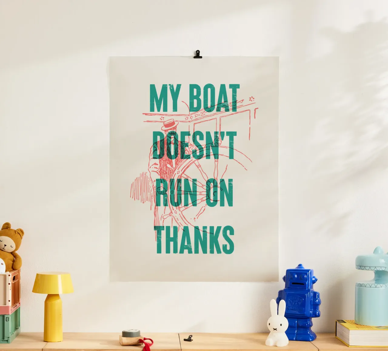 My boat doesn't run on thanks hahnemühle by Vintagrafica
