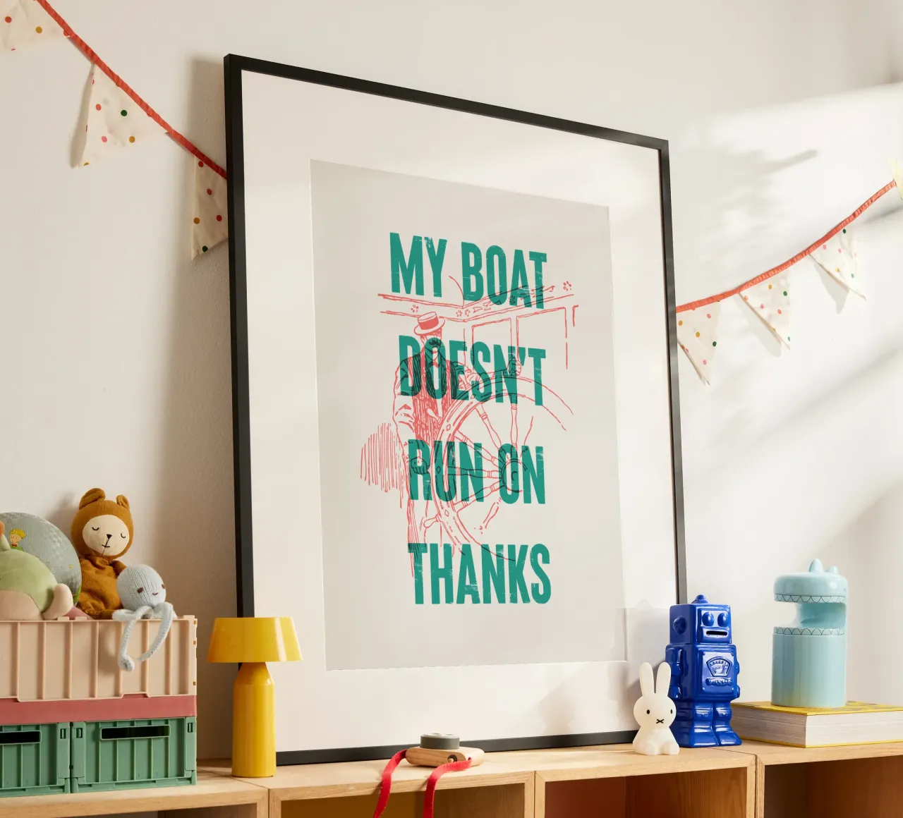 My boat doesn't run on thanks hahnemühle by Vintagrafica