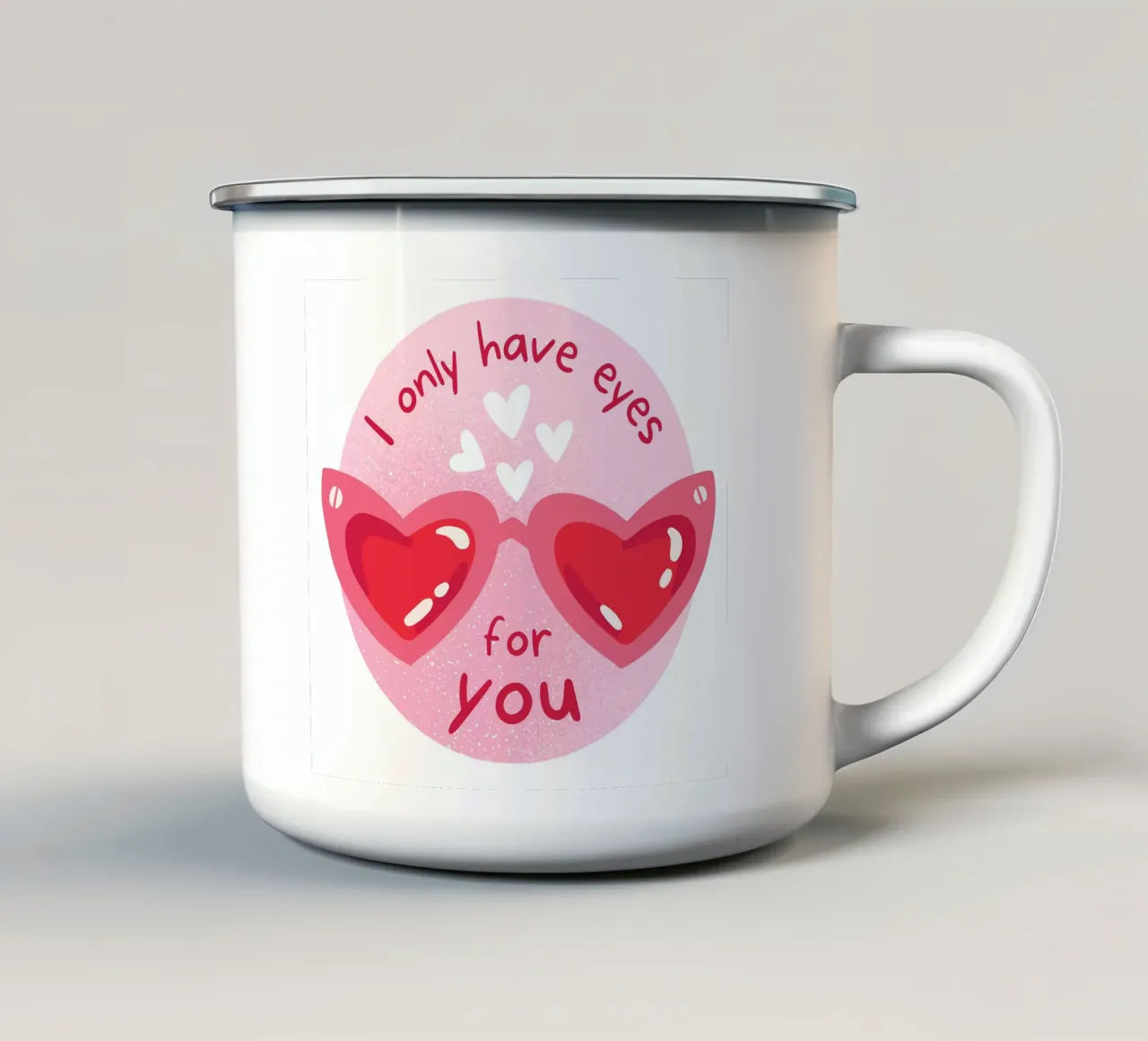 Valentine's Day tazza in smalto da Dreamer10