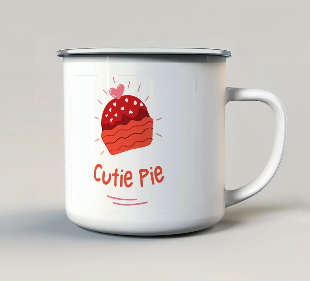 Valentine's Day tazza in smalto da Dreamer10