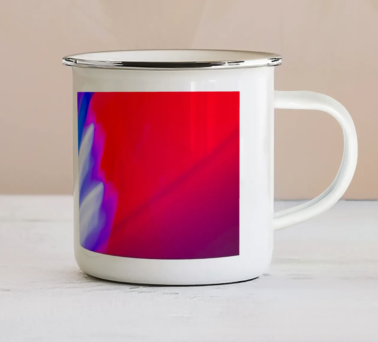 Lichter der Stadt tazza in smalto da Flo Klein
