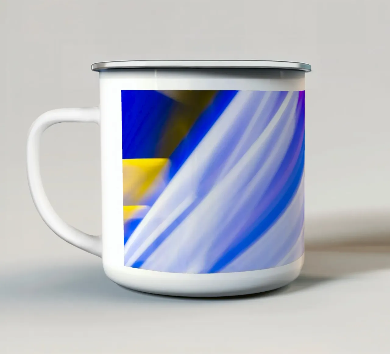 Lichter der Stadt tazza in smalto da Flo Klein