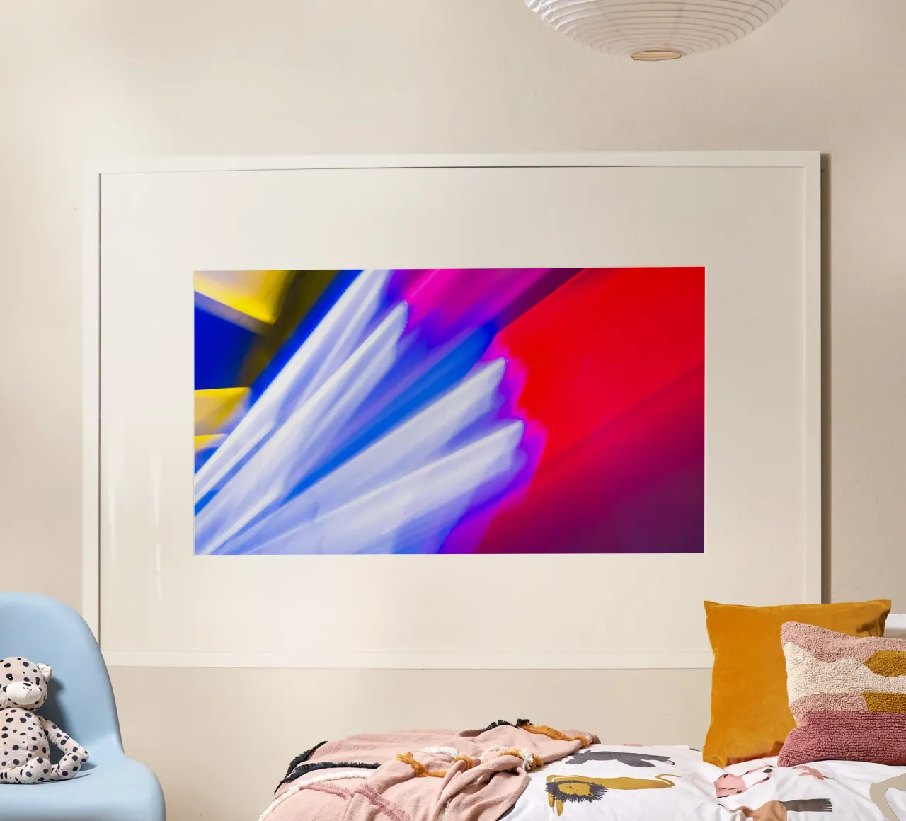 Lichter der Stadt poster con telaio in plastica da Flo Klein