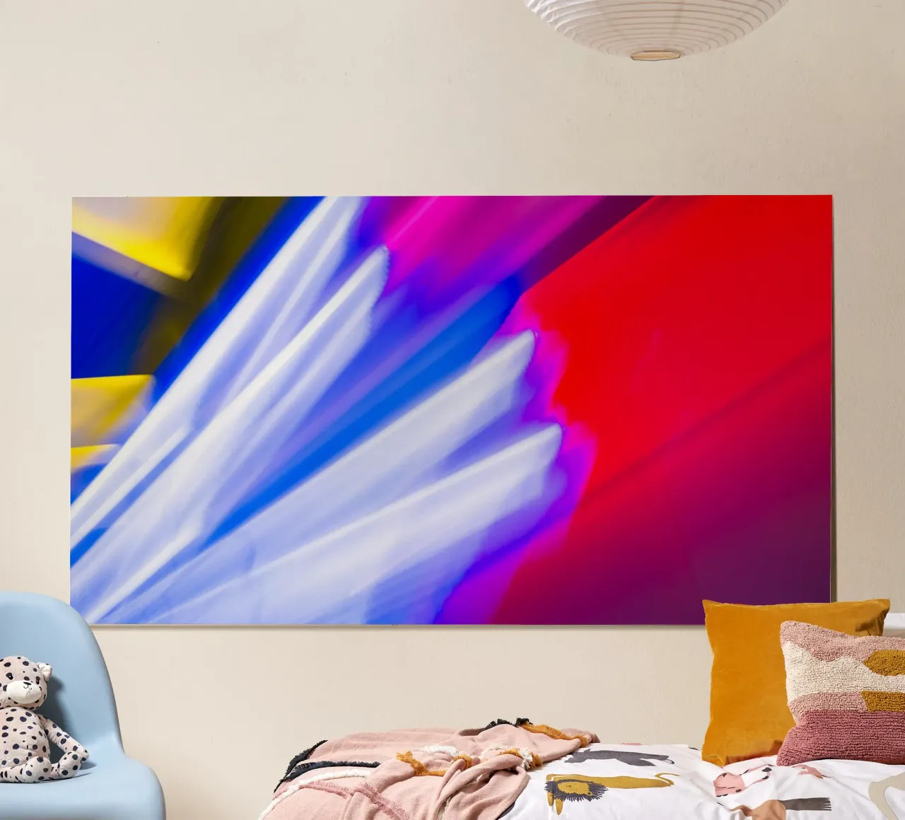 Lichter der Stadt poster con telaio in plastica da Flo Klein