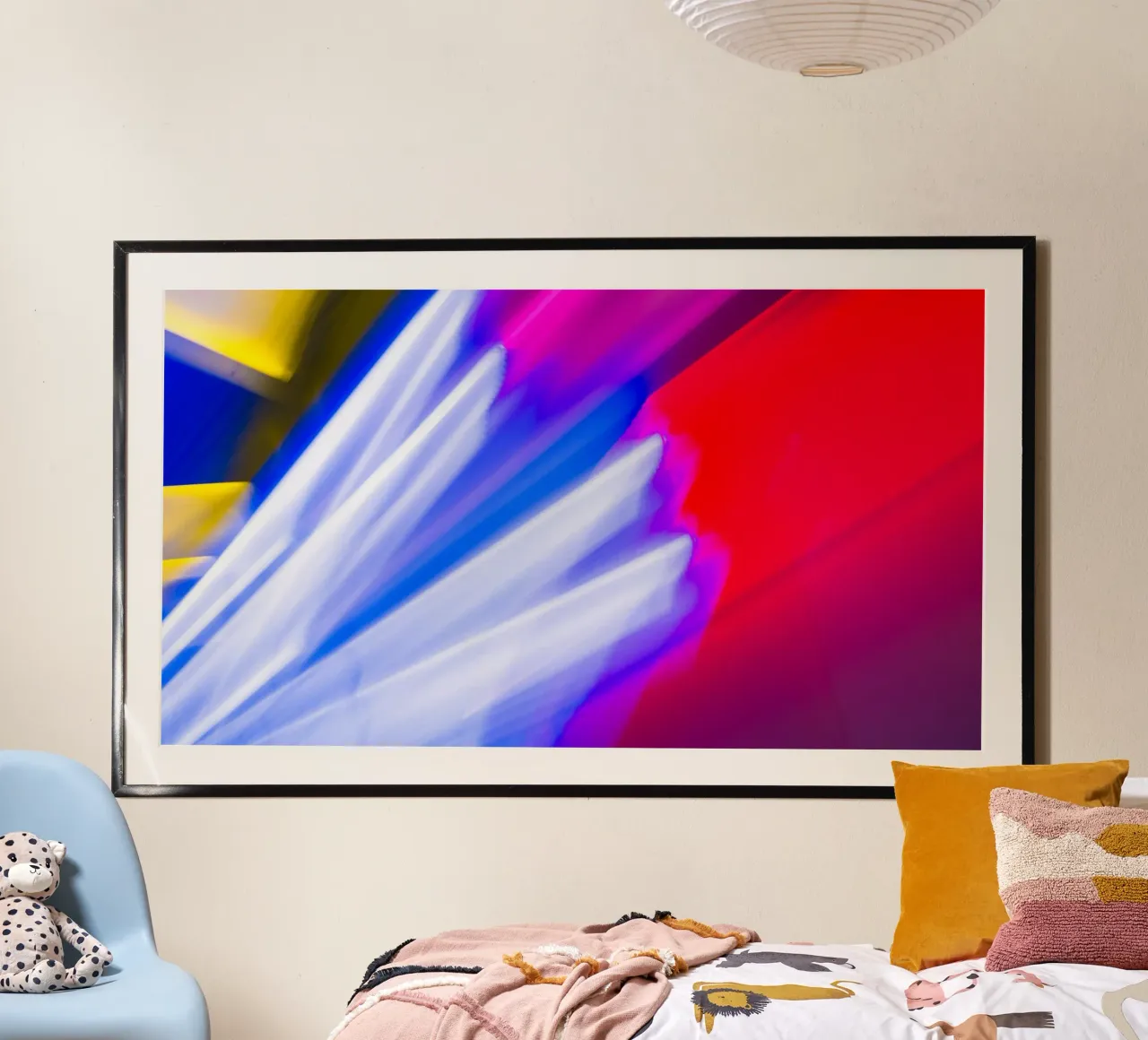 Lichter der Stadt poster con telaio in plastica da Flo Klein