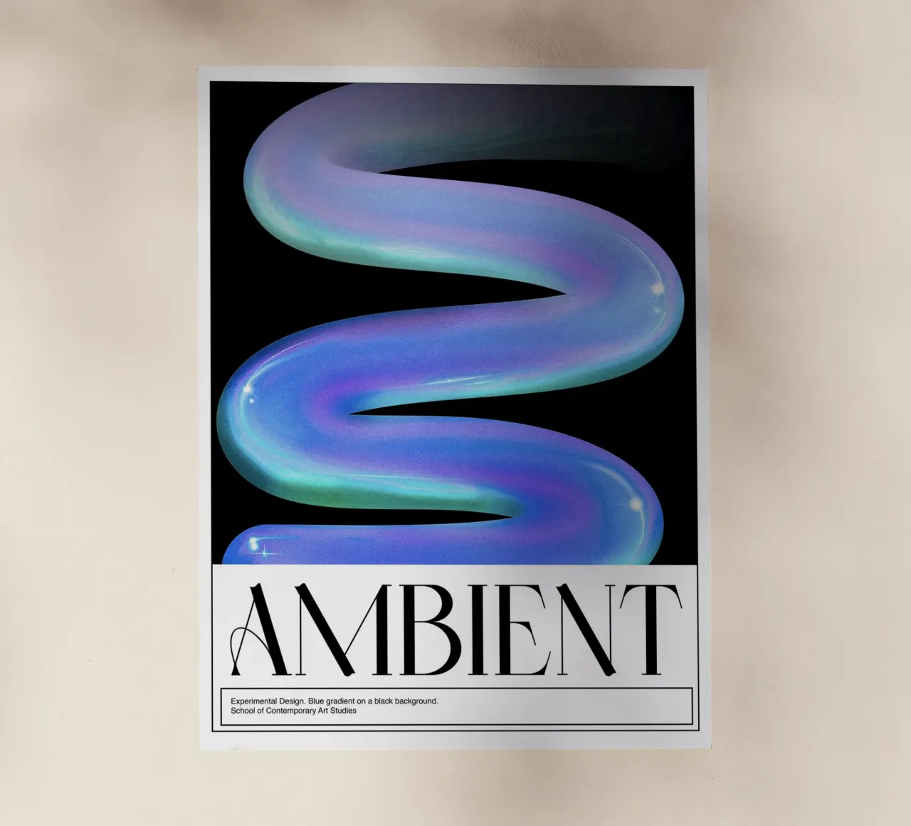 Ambientazione, 3D, Design grafico Poster retrò pellicola backlit da Peaches Art Prints