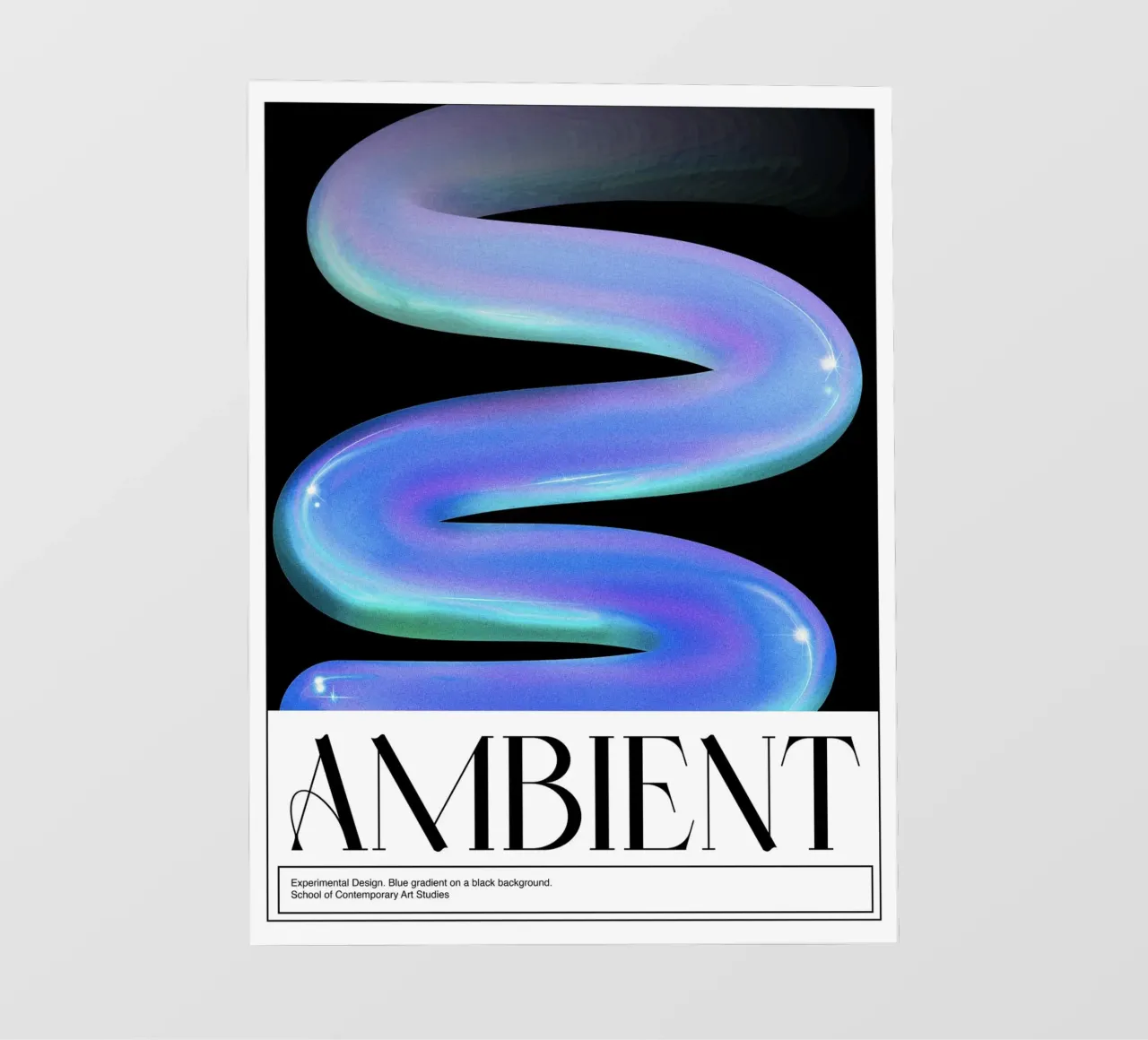 Ambientazione, 3D, Design grafico Poster retrò pellicola backlit da Peaches Art Prints