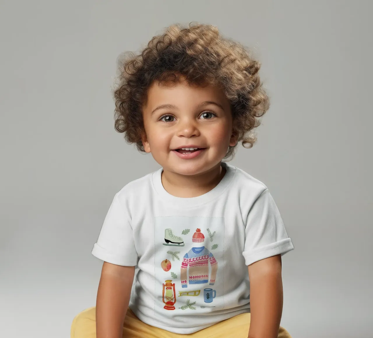 Winter baby t-shirt by Farina Kuklinski