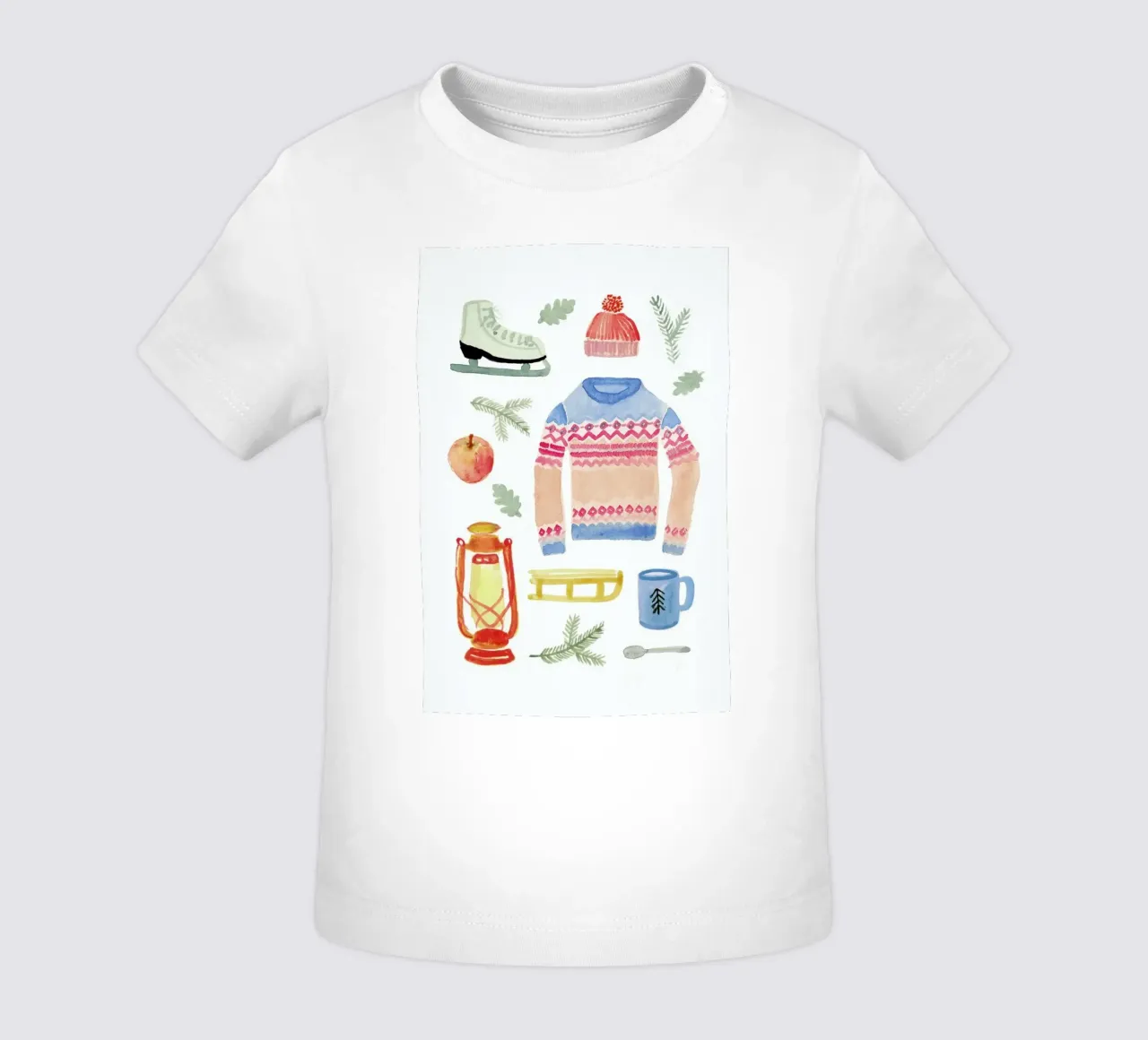 Winter baby t-shirt by Farina Kuklinski
