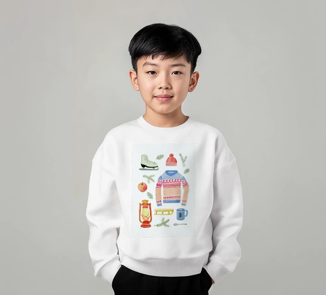Winter kinder sweatshirt van Farina Kuklinski