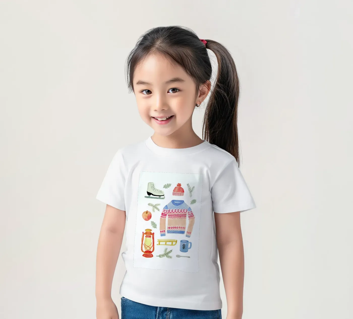Winter t-shirt bambini da Farina Kuklinski