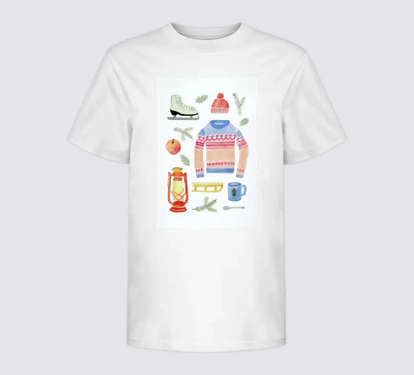 Winter kinder t-shirt van Farina Kuklinski