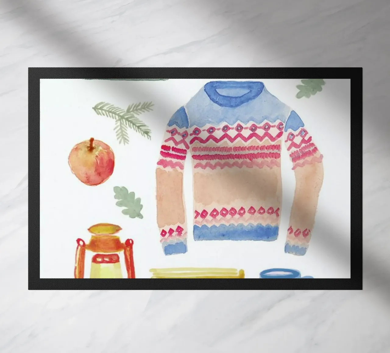 Winter doormat by Farina Kuklinski