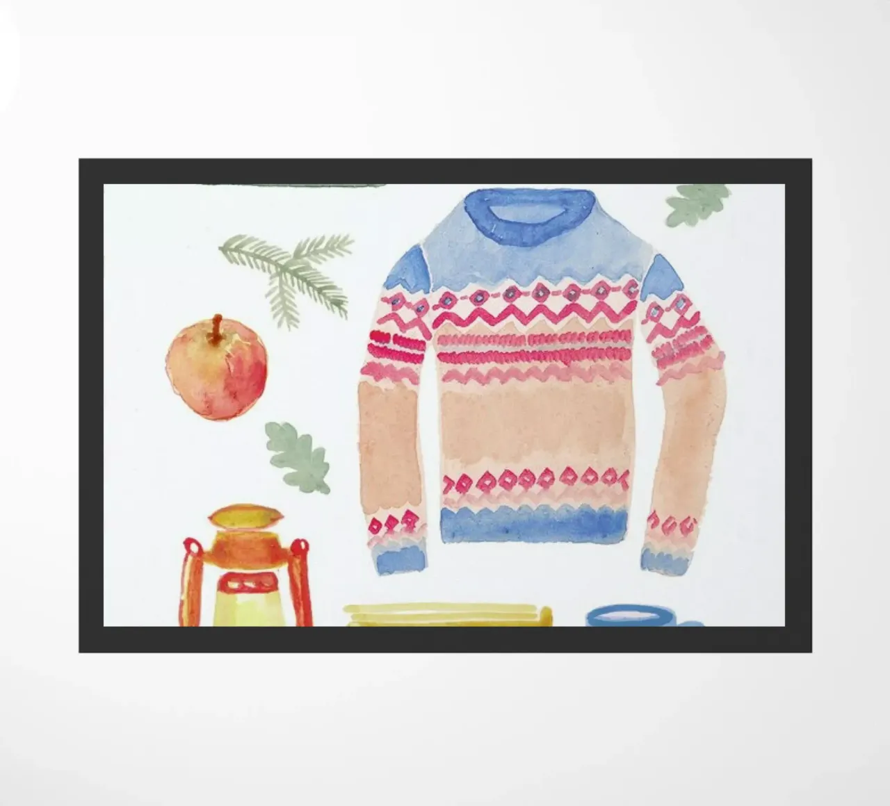 Winter doormat by Farina Kuklinski