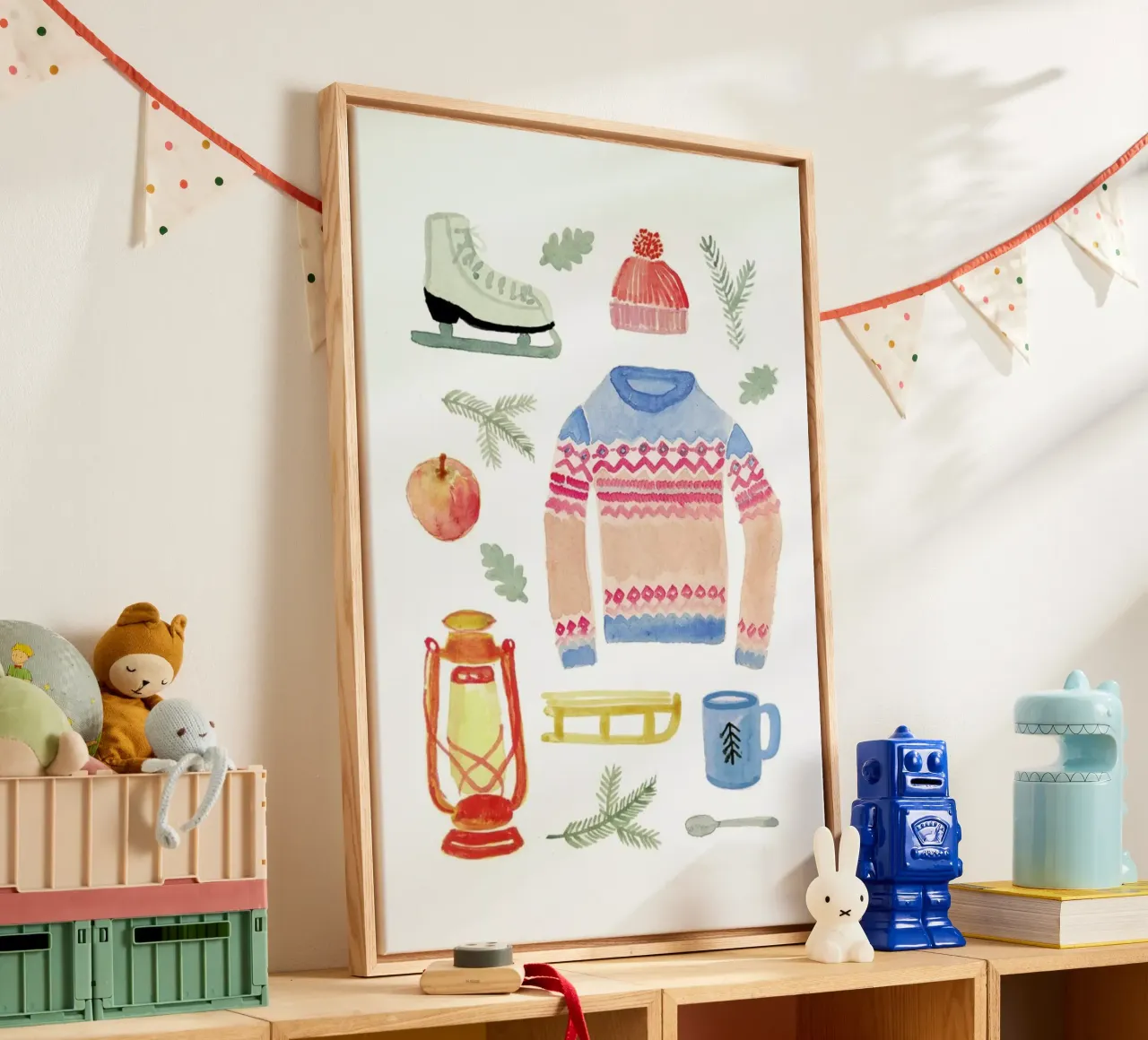 Winter canvas van Farina Kuklinski