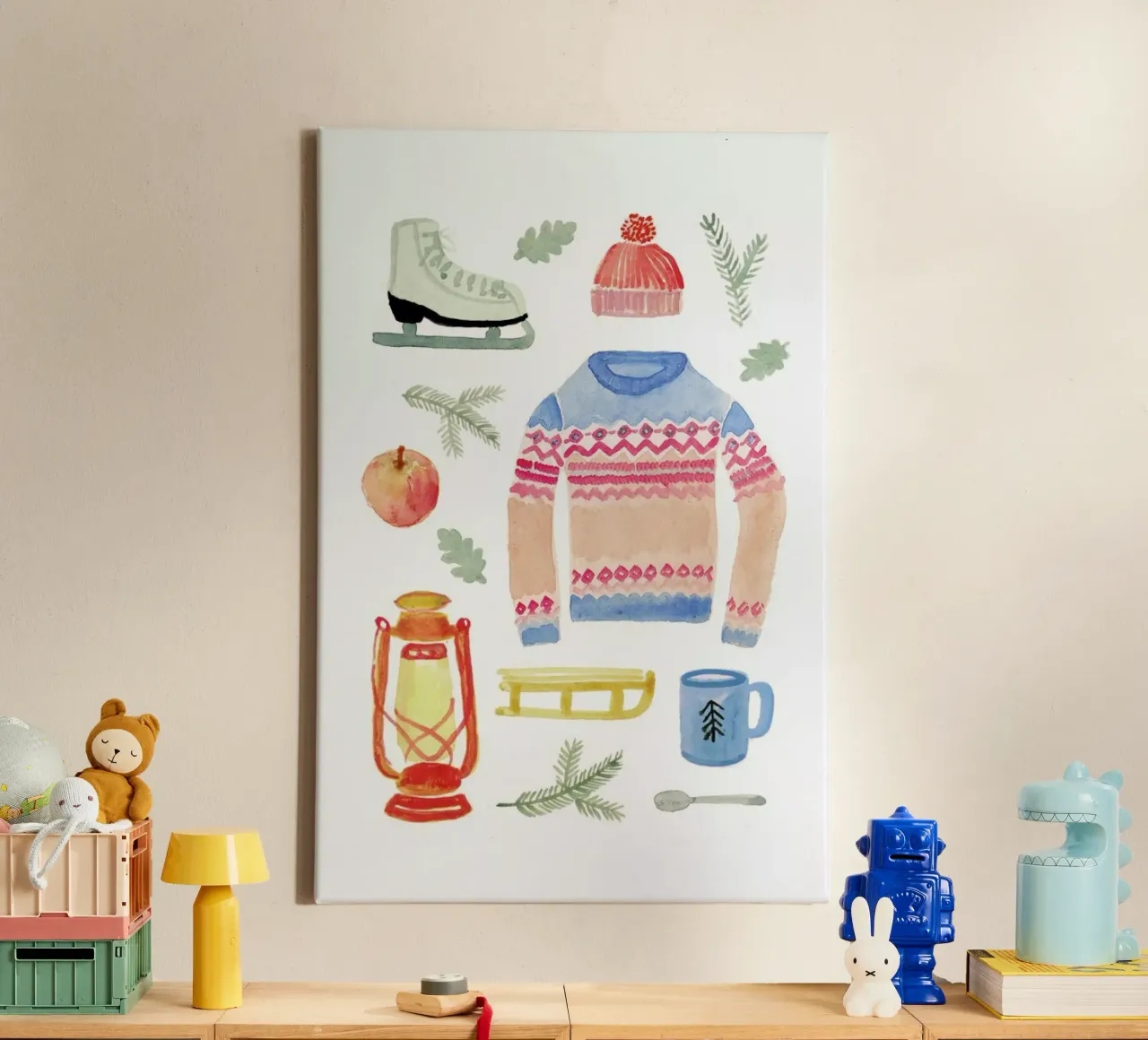 Winter canvas van Farina Kuklinski