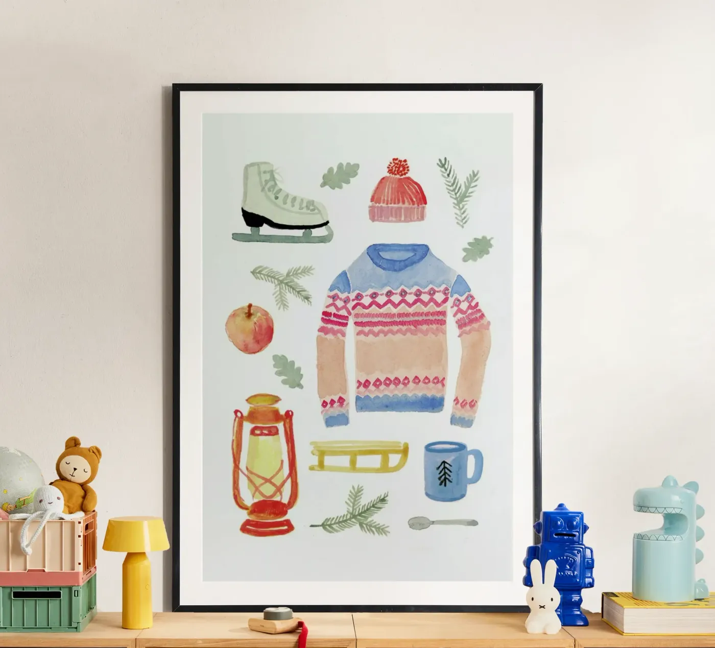 Winter poster van Farina Kuklinski