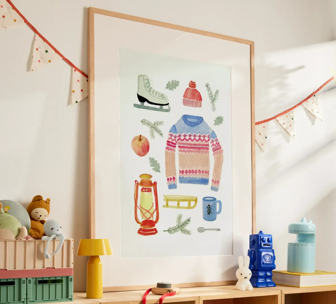 Winter poster van Farina Kuklinski