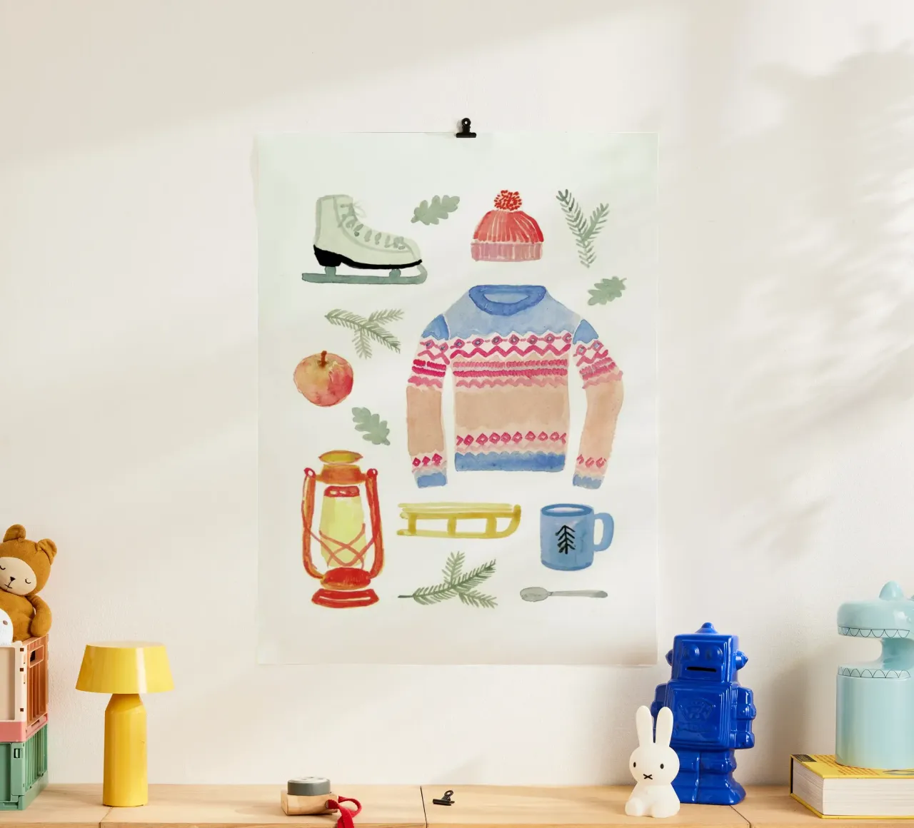 Winter poster van Farina Kuklinski