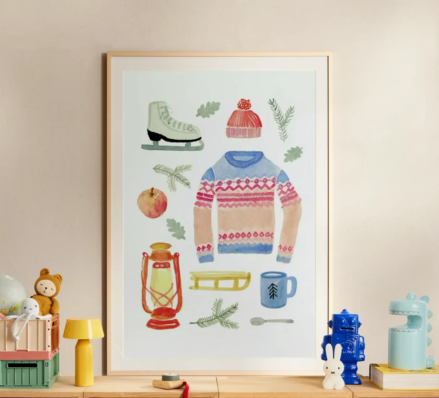 Winter poster van Farina Kuklinski