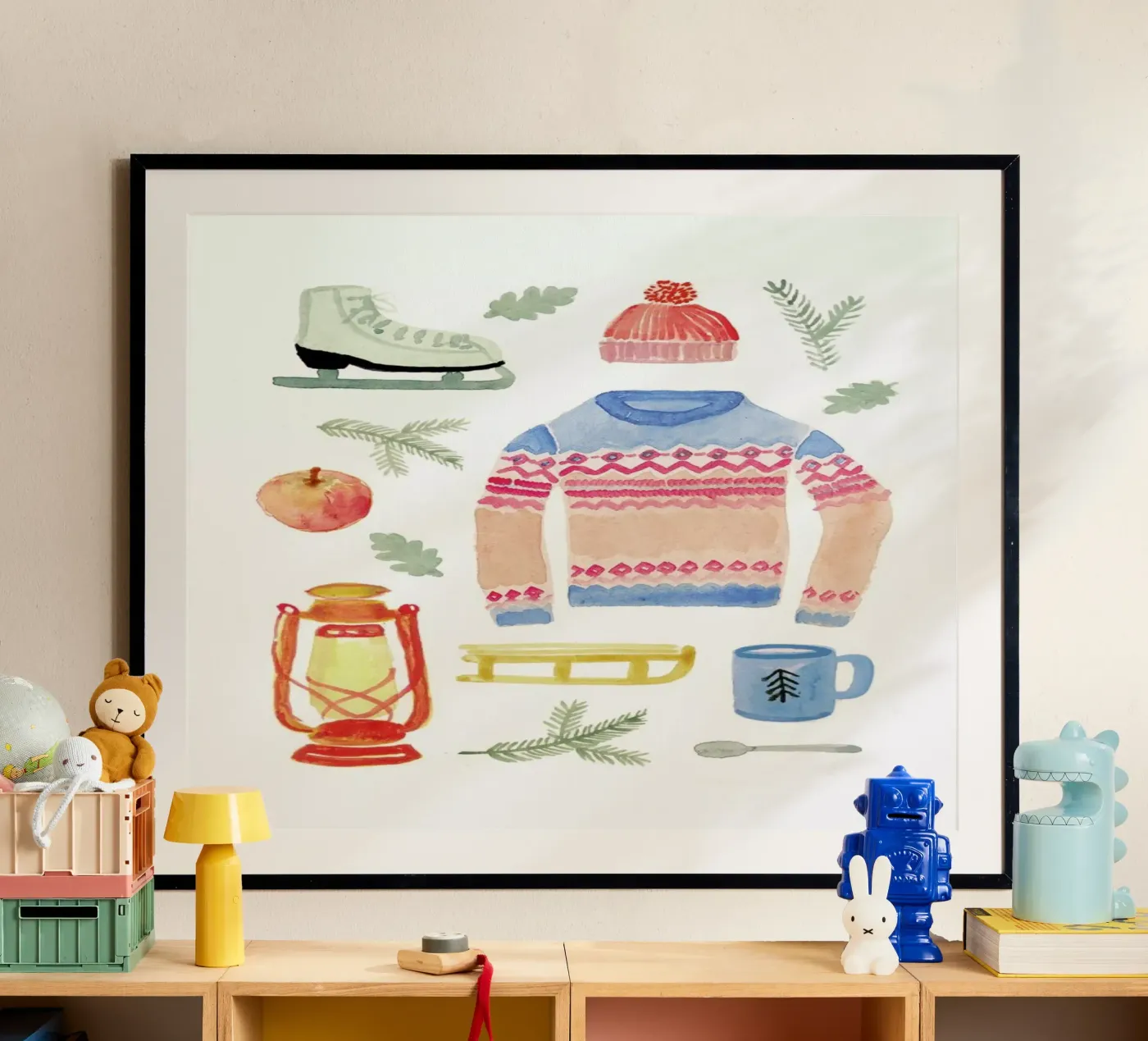 Winter poster van Farina Kuklinski