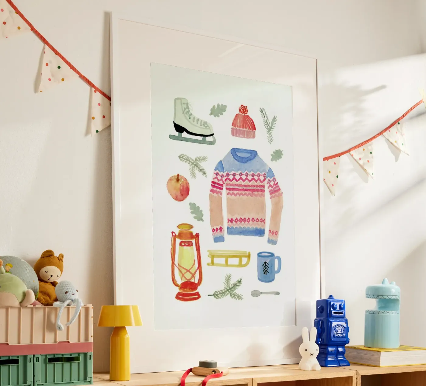 Winter poster van Farina Kuklinski