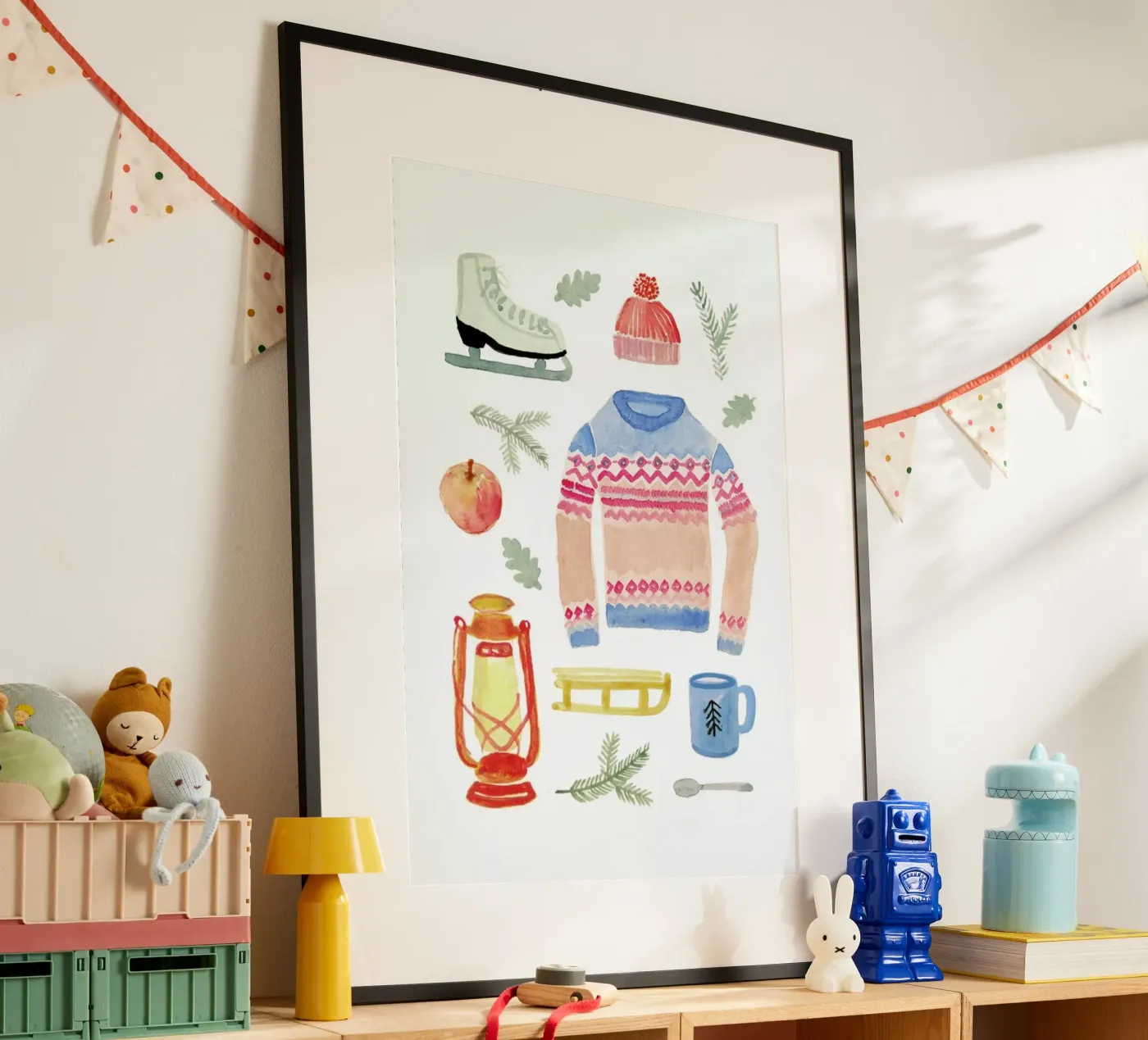 Winter poster van Farina Kuklinski