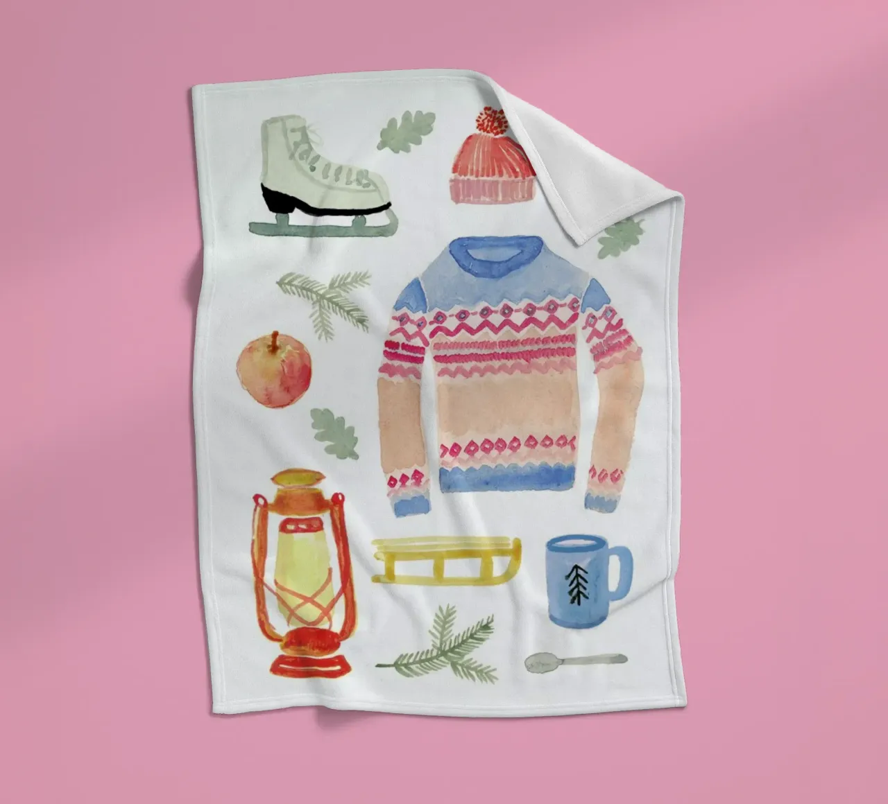 Winter Fleecedecke von Farina Kuklinski