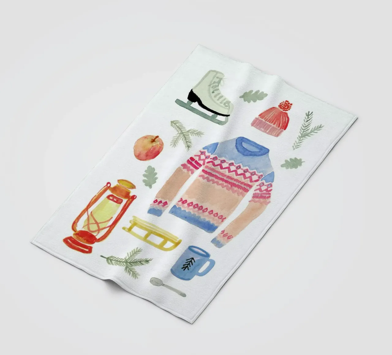 Winter Fleecedecke von Farina Kuklinski