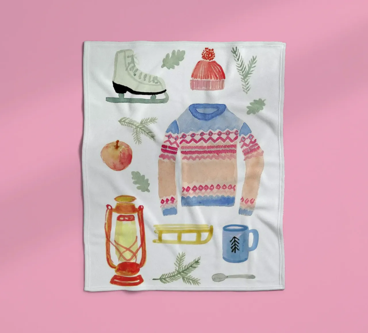 Winter Fleecedecke von Farina Kuklinski