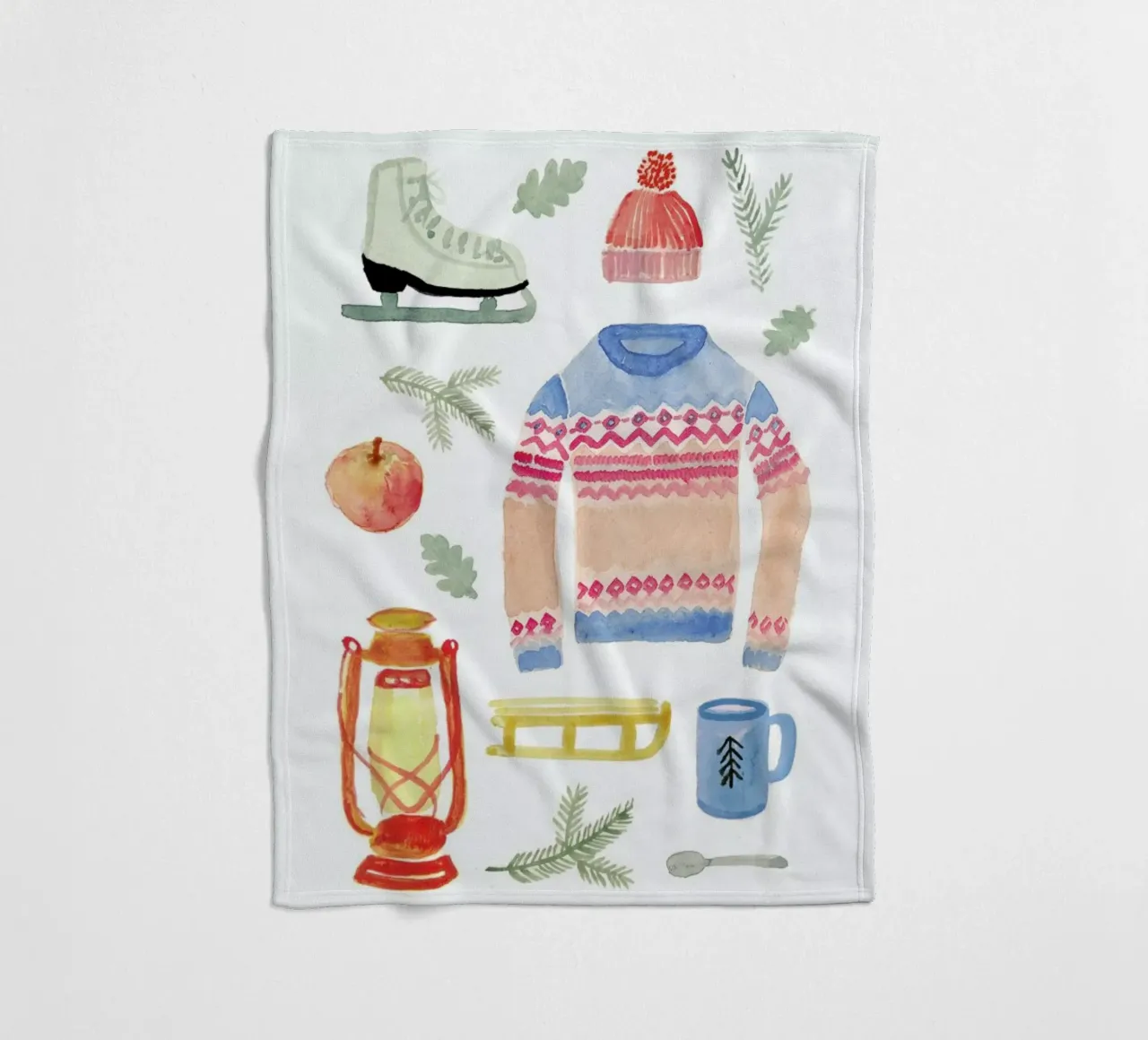 Winter Fleecedecke von Farina Kuklinski