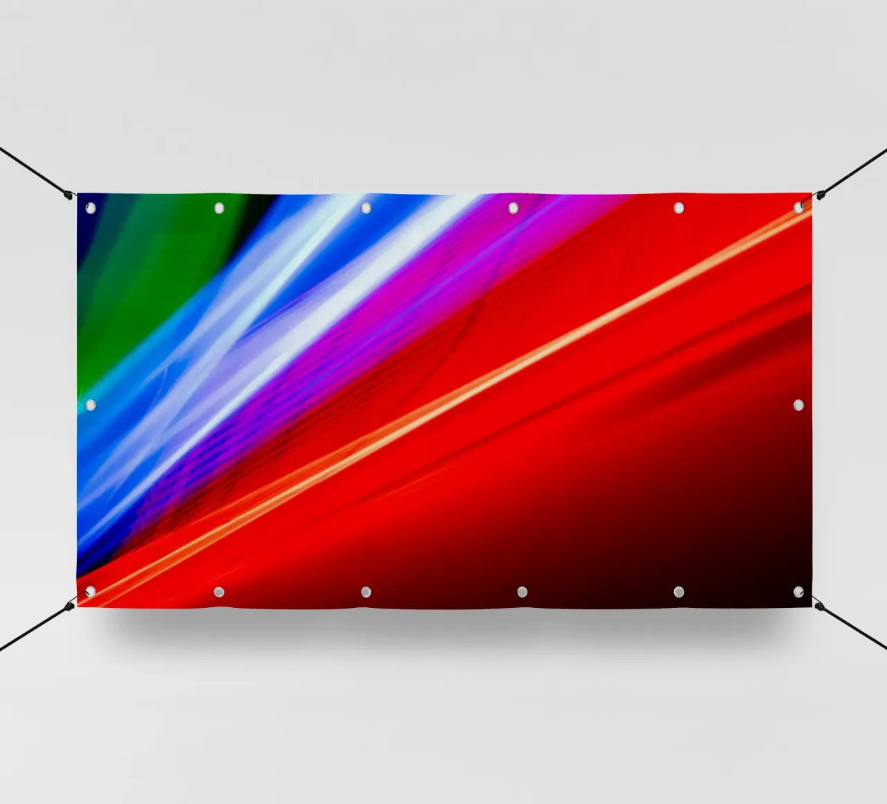 Abstrakt Lights telo in pvc da Flo Klein