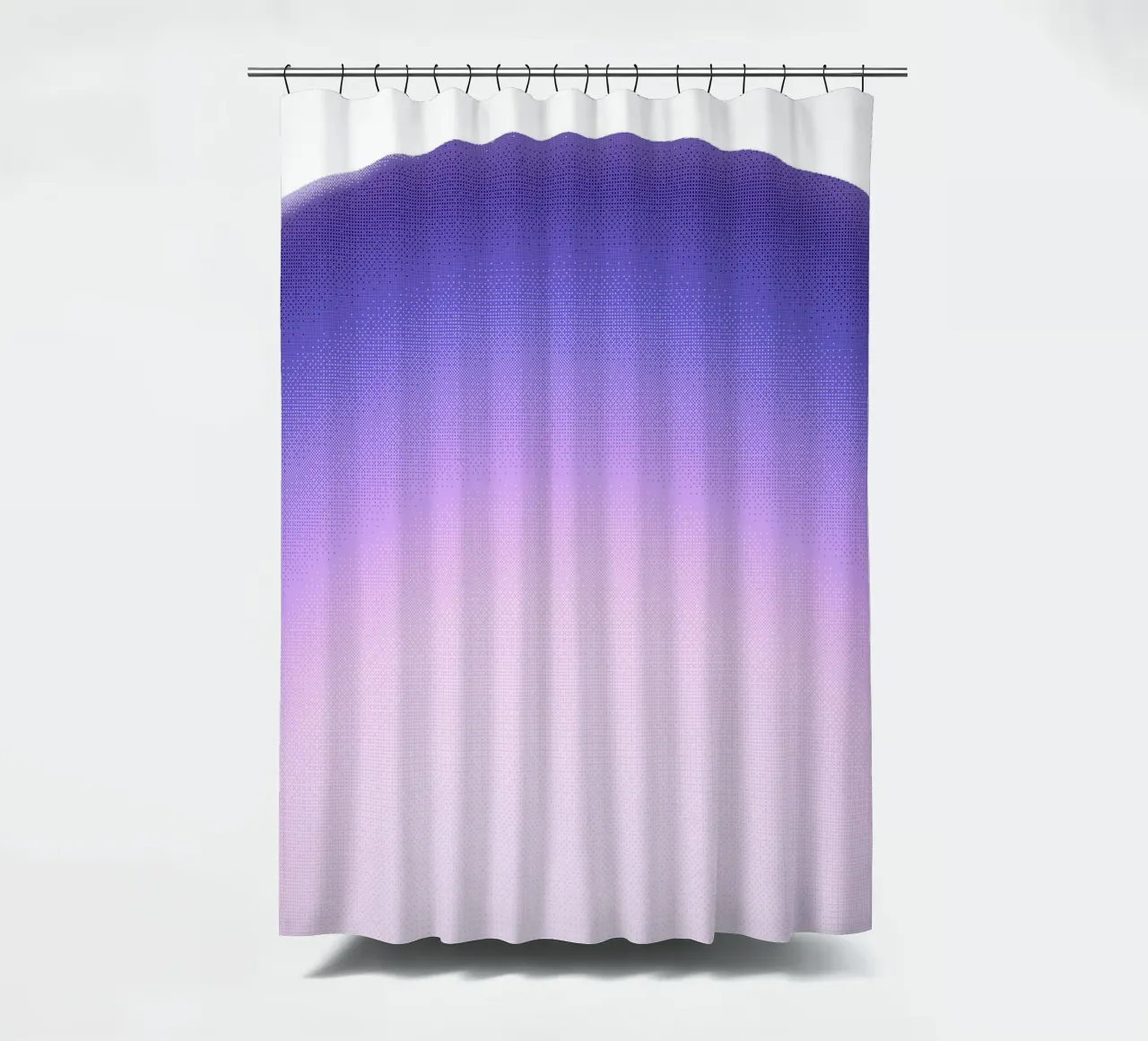 Gradiente viola astratto tenda da doccia da Peaches Art Prints