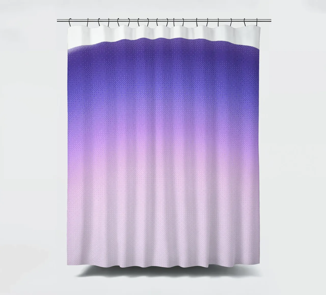 Gradiente viola astratto tenda da doccia da Peaches Art Prints