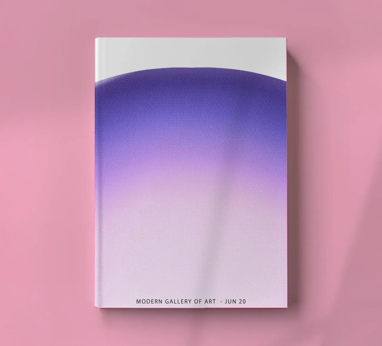Gradient Purple Abstract notebook by Peaches Art Prints