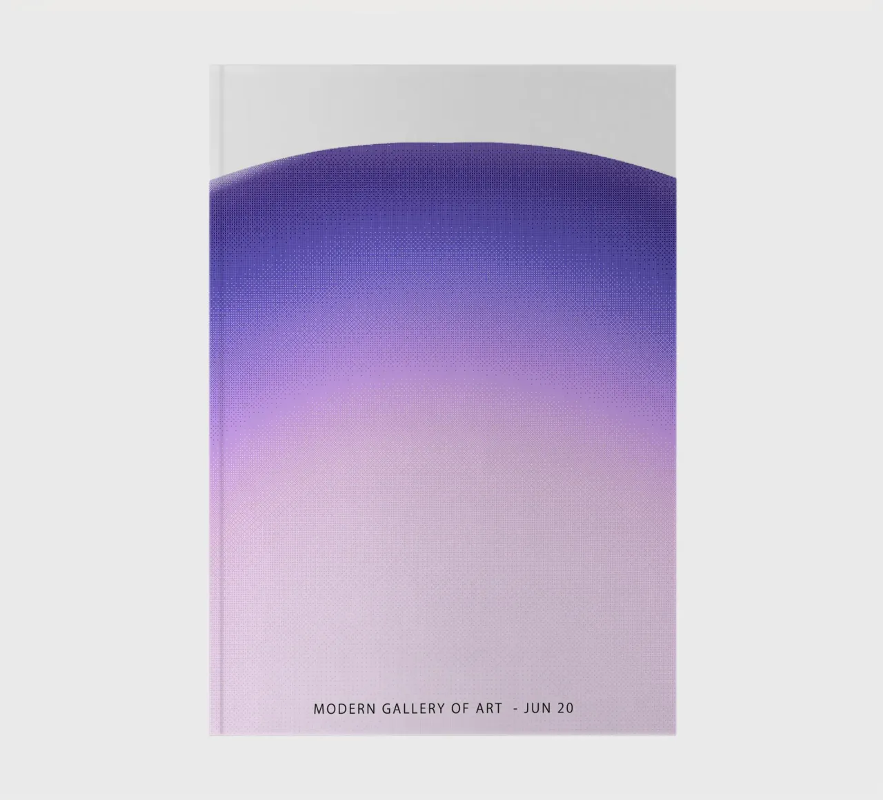 Gradient Purple Abstract notebook by Peaches Art Prints