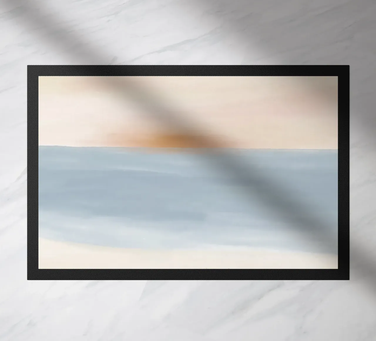 Empty Beach doormat by Menina Lisboa