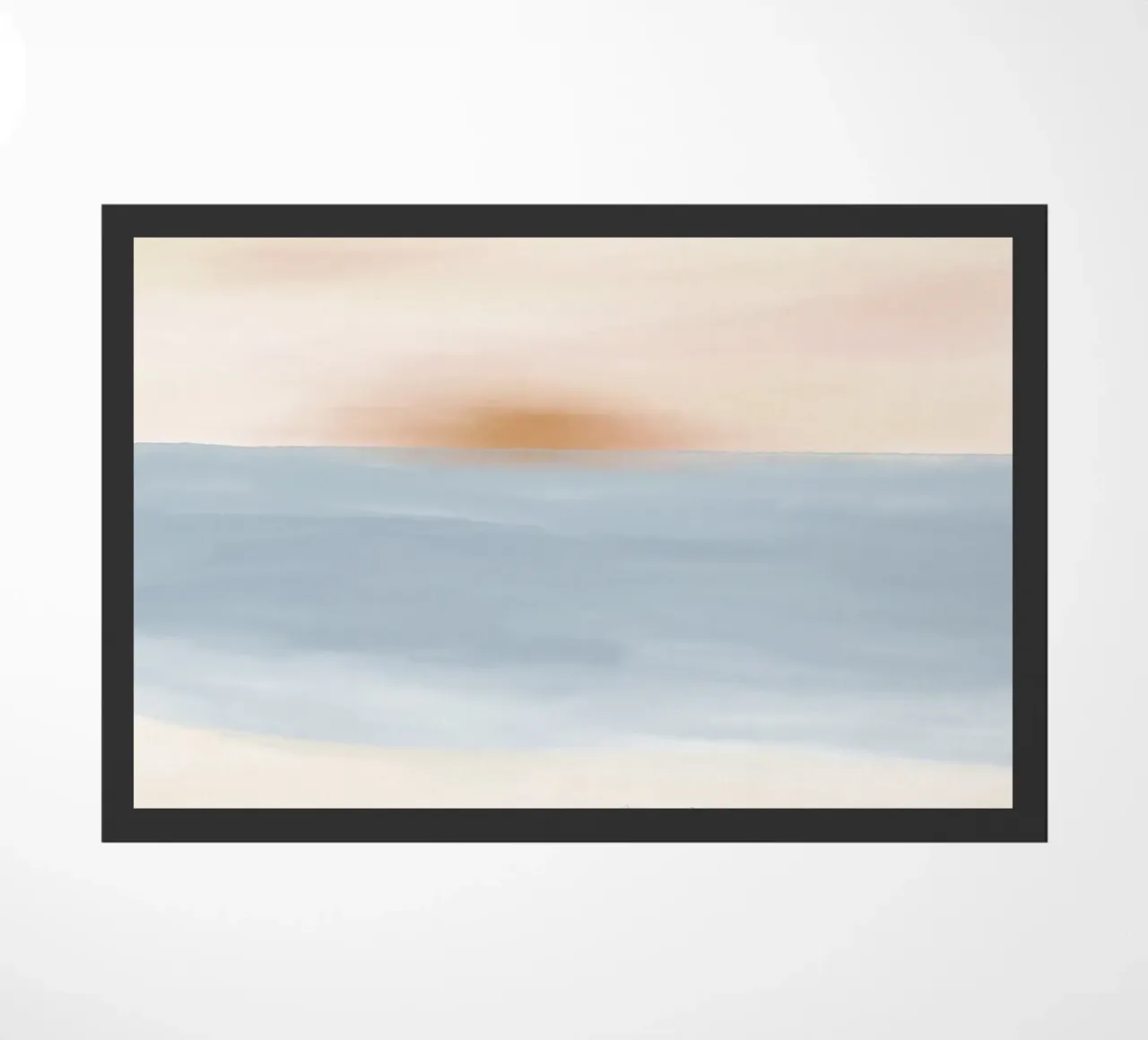 Empty Beach doormat by Menina Lisboa