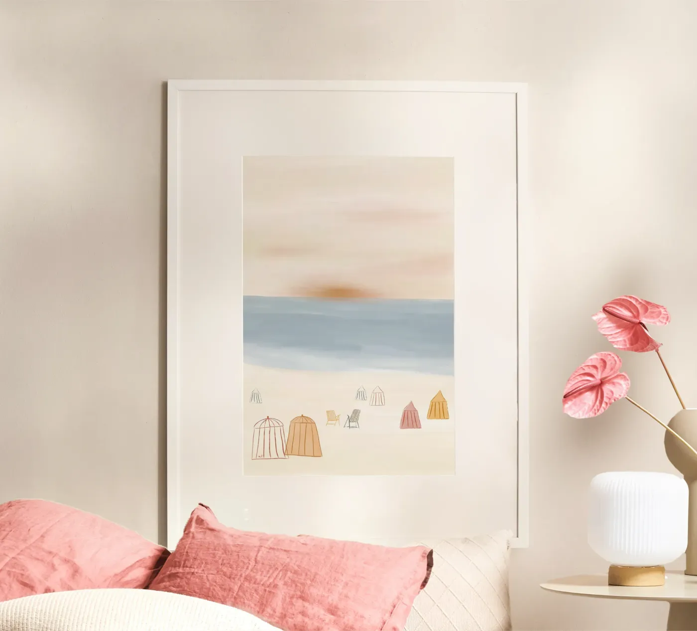 Empty Beach poster da Menina Lisboa