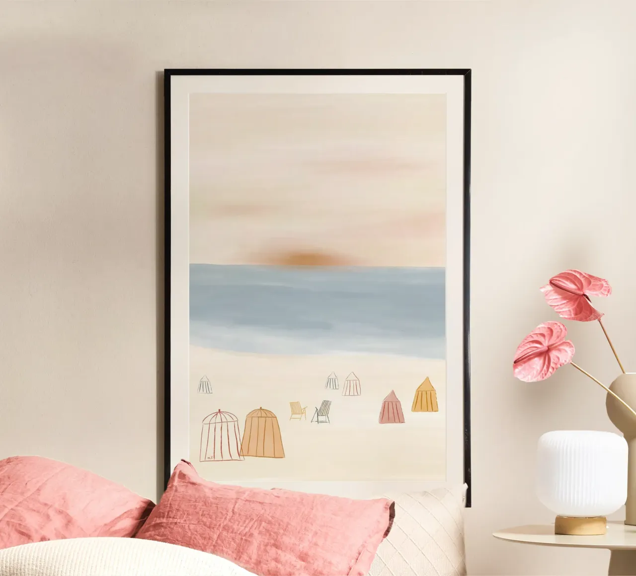 Empty Beach poster da Menina Lisboa