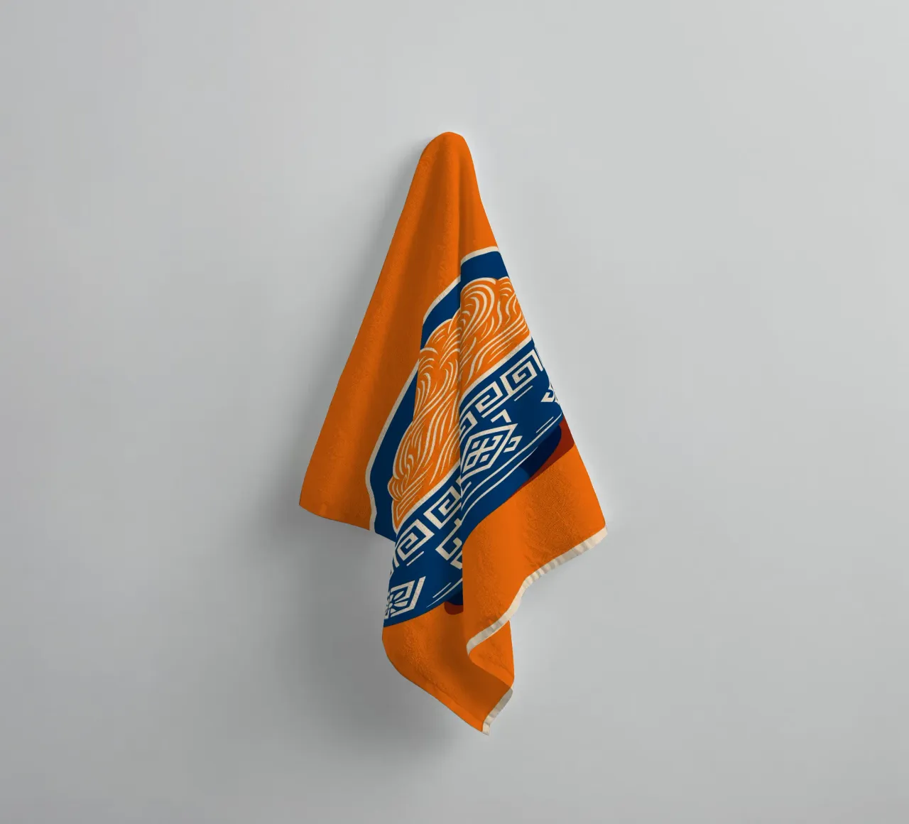 Ramen Art - Japanese noodle soup in pop art style towel by Studio Mooodz