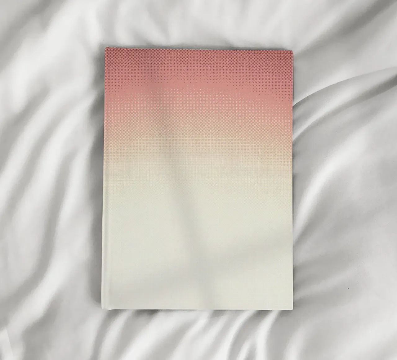 Orange Gradient, Abstract notebook by Peaches Art Prints