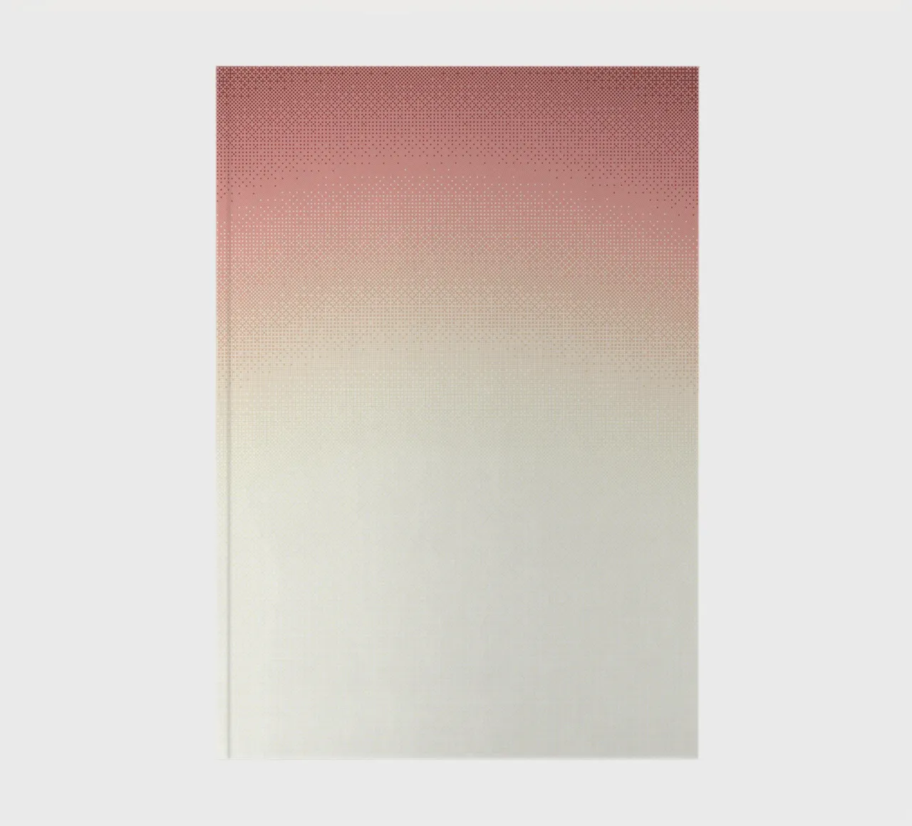 Orange Gradient, Abstract notebook by Peaches Art Prints