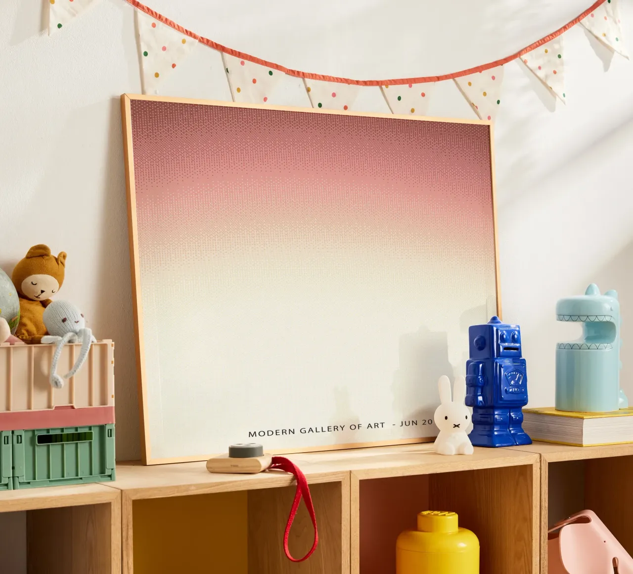 Orange Gradient, Abstract poster by Peaches Art Prints