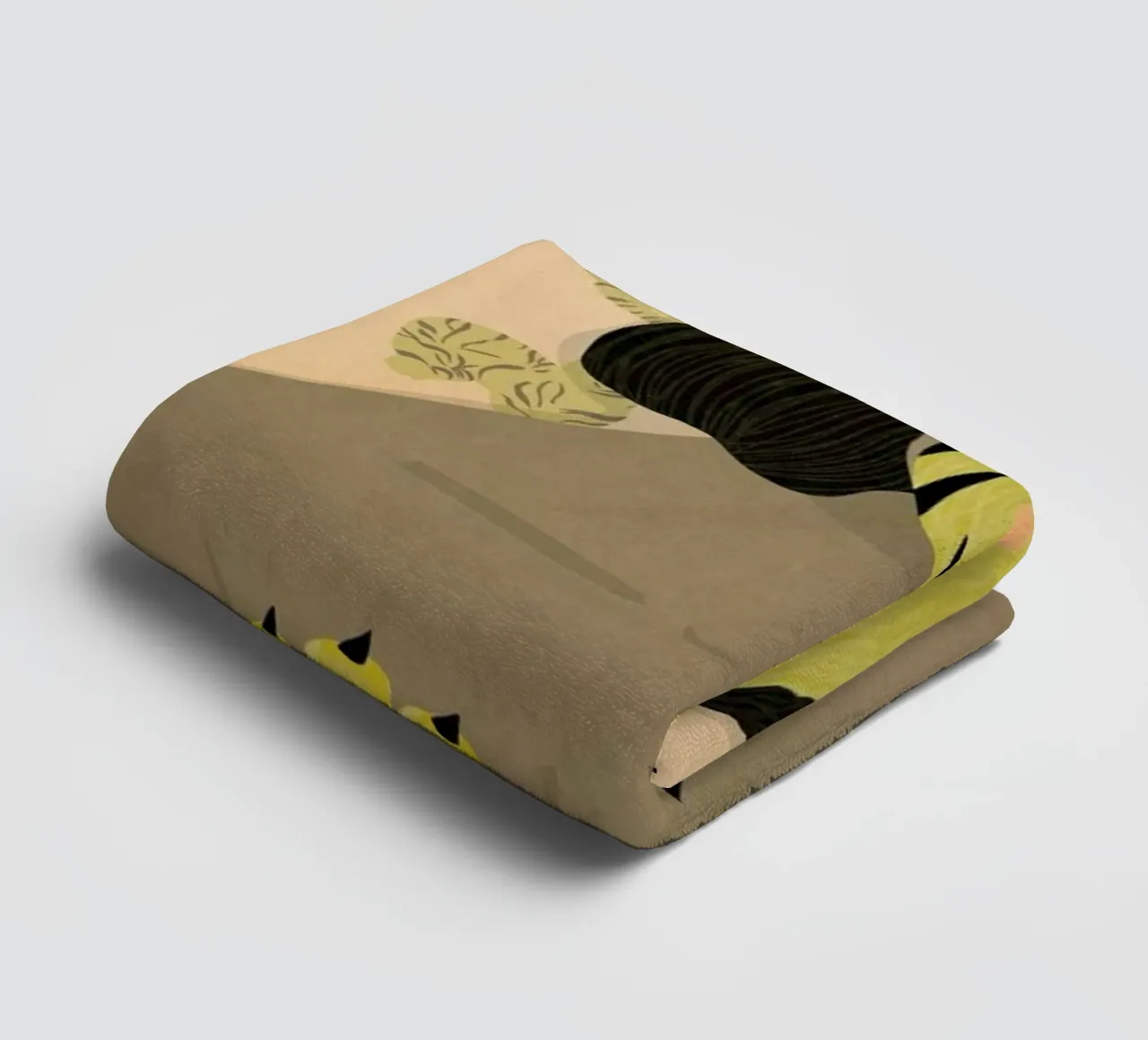 My Body Is Mine towel by Amalia Restrepo