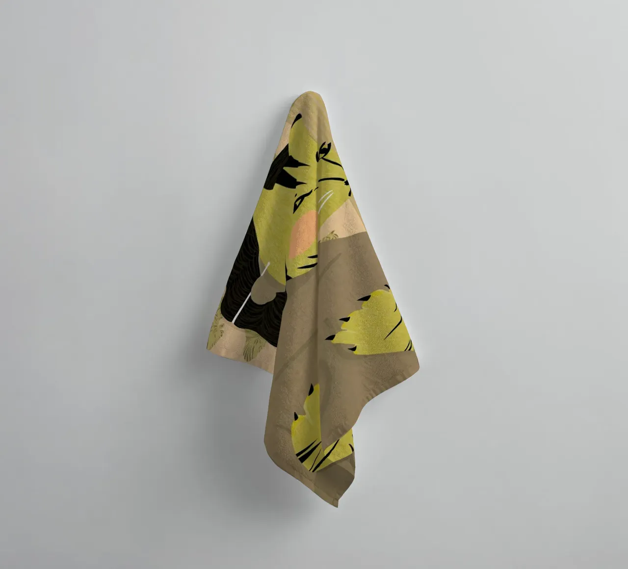 My Body Is Mine towel by Amalia Restrepo